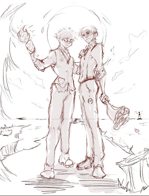 commission: sketch phase